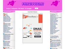Tablet Screenshot of frasidolci.it