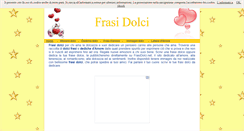 Desktop Screenshot of frasidolci.net